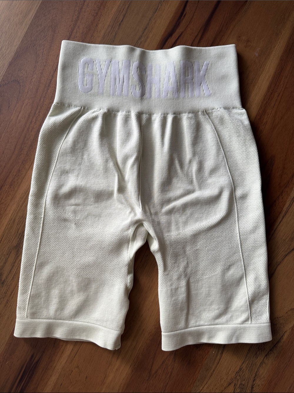 Gymshark Pale Green High-Waist Biker Shorts